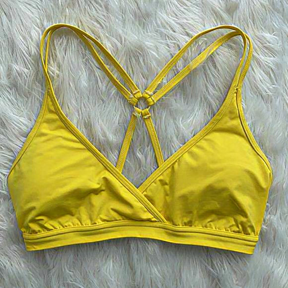 Roxy | Yellow Bikini Top